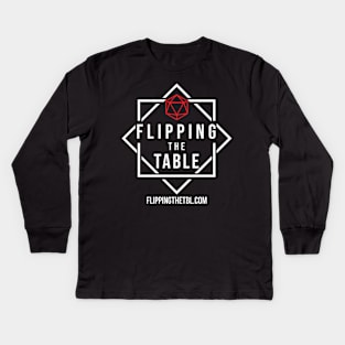 FLIPPING THE TABLE Kids Long Sleeve T-Shirt